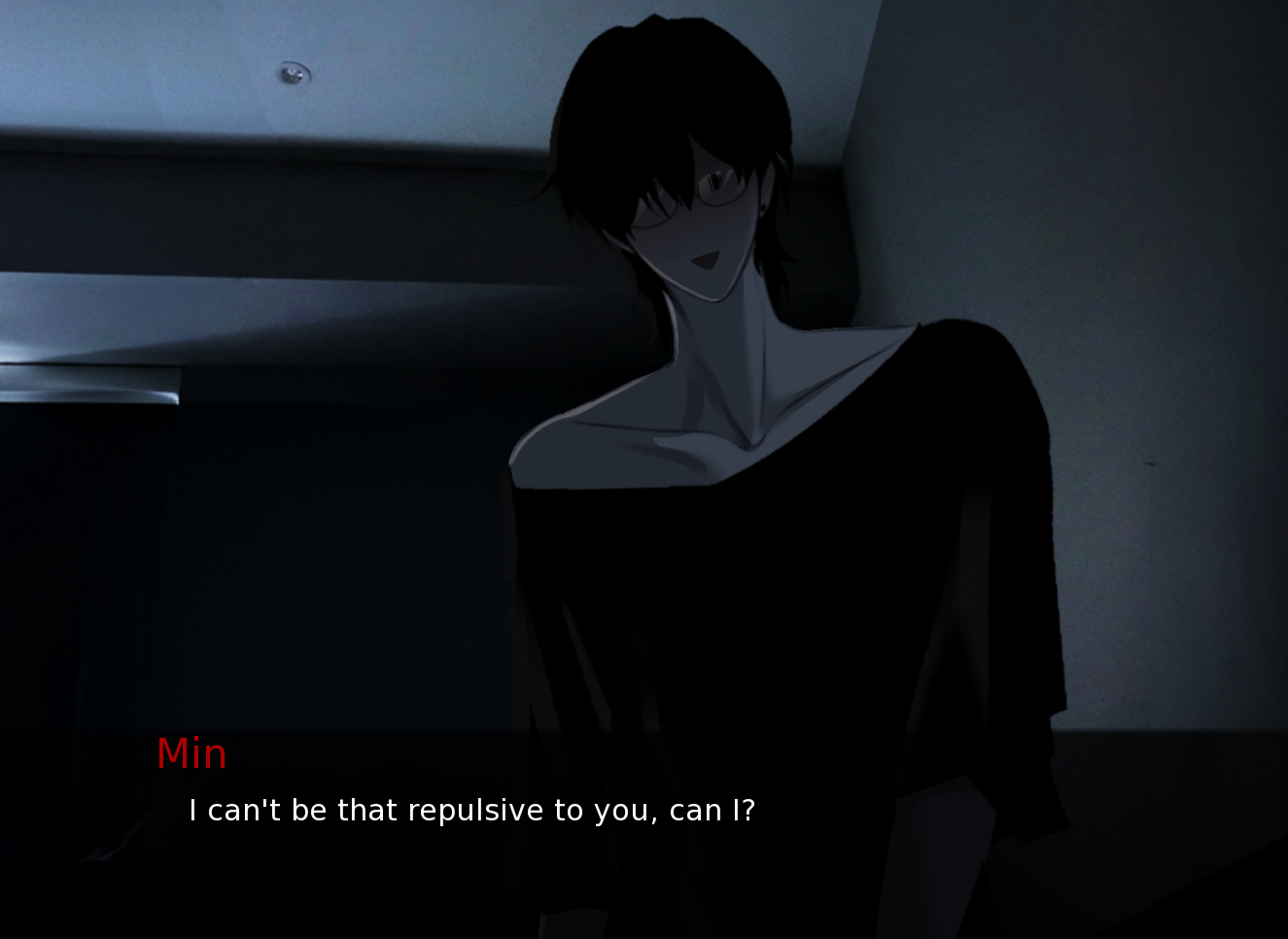 SURVIVE MIN dialogue scene — words are your only weapon